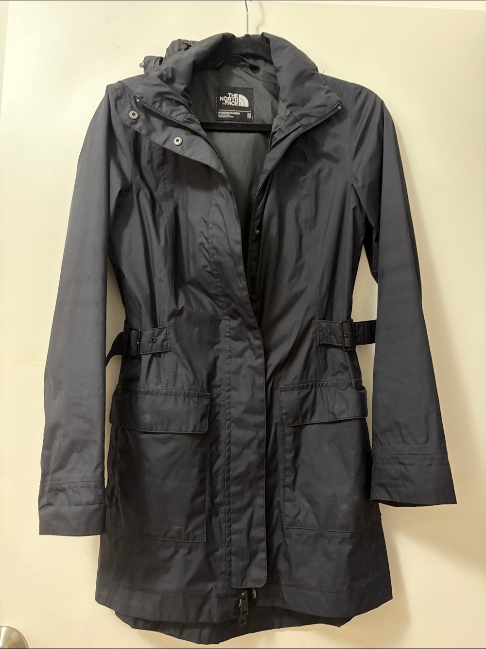 The North Face Women's Black Hooded Trench Coat